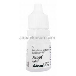 エイゾプト,ブリンゾラミド点眼薬, 5ml,　ボトル表面